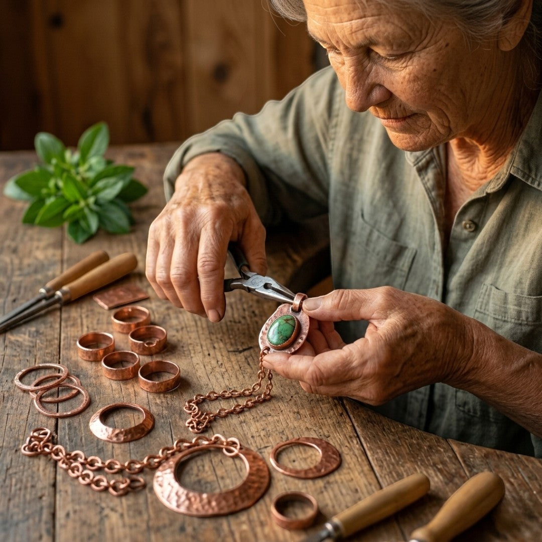 Stonelode Pure Copper Bracelet With Magnetic Therapy