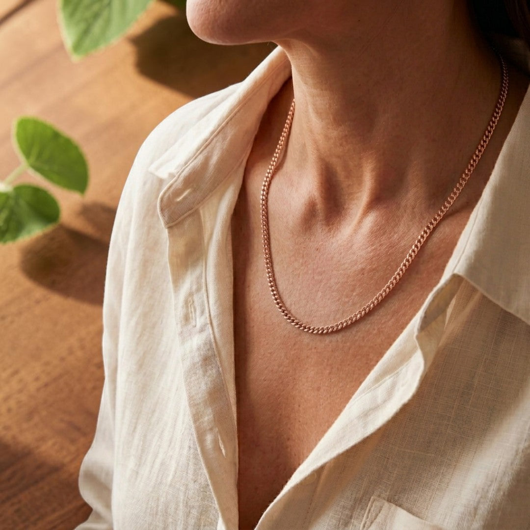 Chain Necklace Pure Copper