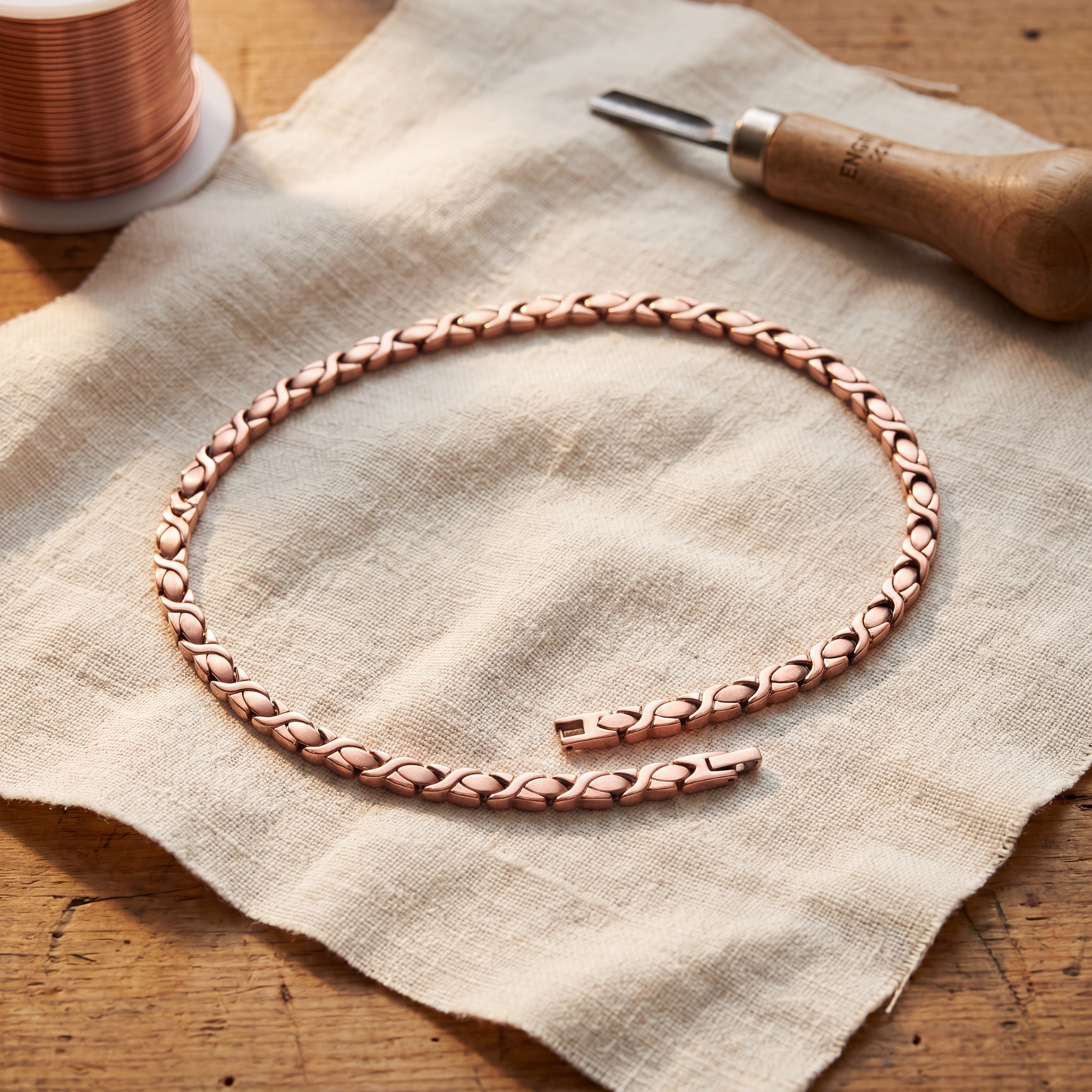 Cedar Necklace Pure Copper