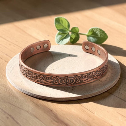 Tulipa Pure Copper Bracelet With Magnetic Therapy