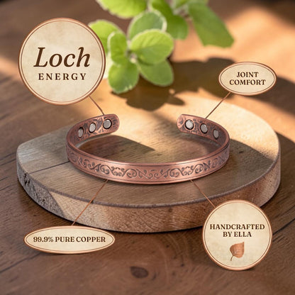 Loch Pure Copper Bracelet With Magnetic Therapy