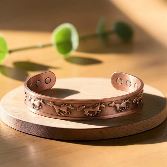 Horse Pure Copper Bracelet With Magnetic Therapy
