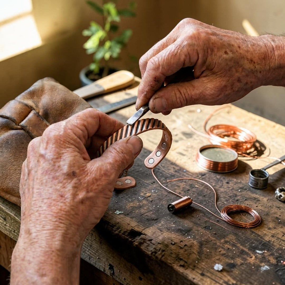 Lilium Pure Copper Bracelet With Magnetic Therapy