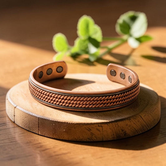 Forge Pure Copper Bracelet With Magnetic Therapy