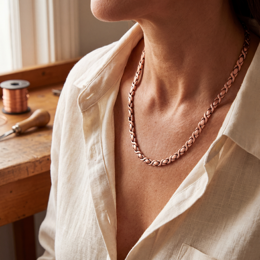 Cedar Necklace Pure Copper