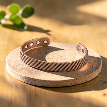 Lilium Pure Copper Bracelet With Magnetic Therapy