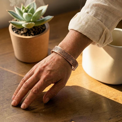 Tulipa Pure Copper Bracelet With Magnetic Therapy
