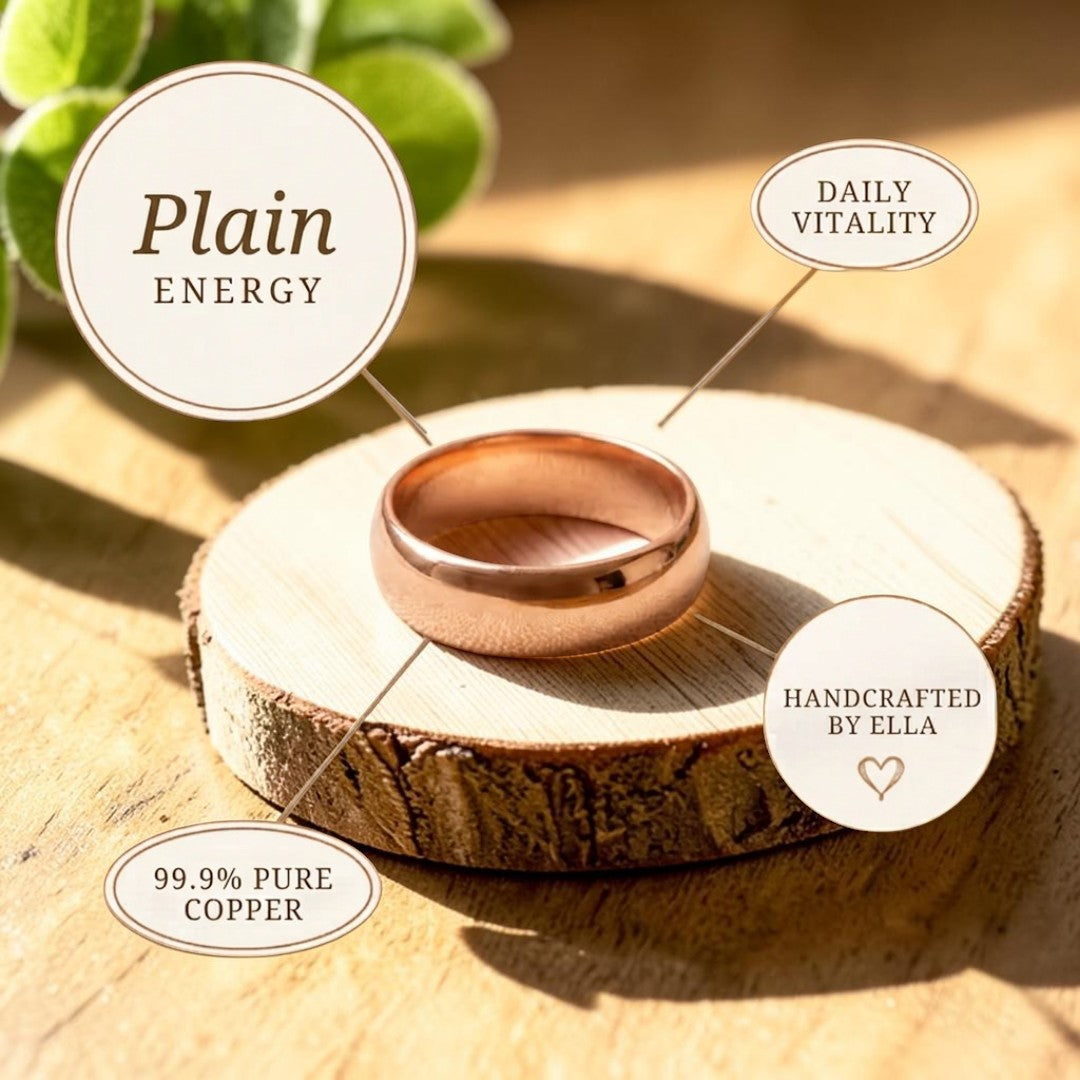 Plain Ring Pure Copper