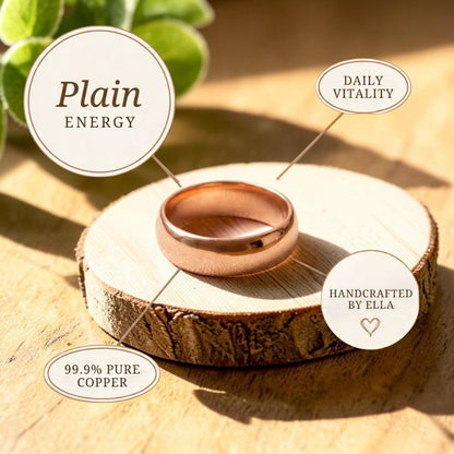 Plain Ring Pure Copper