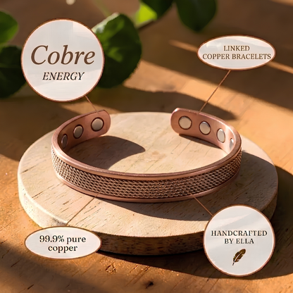Cobre Pure Copper Bracelet With Magnetic Therapy
