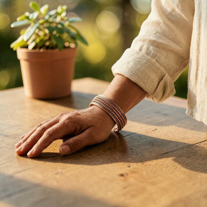 Forge Pure Copper Bracelet With Magnetic Therapy