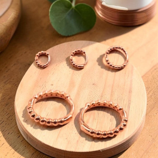 Small Copper Earrings