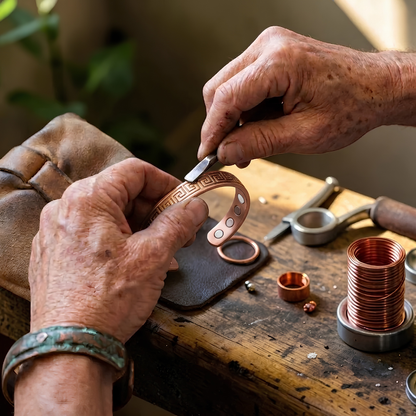 Farao Pure Copper Bracelet With Magnetic Therapy