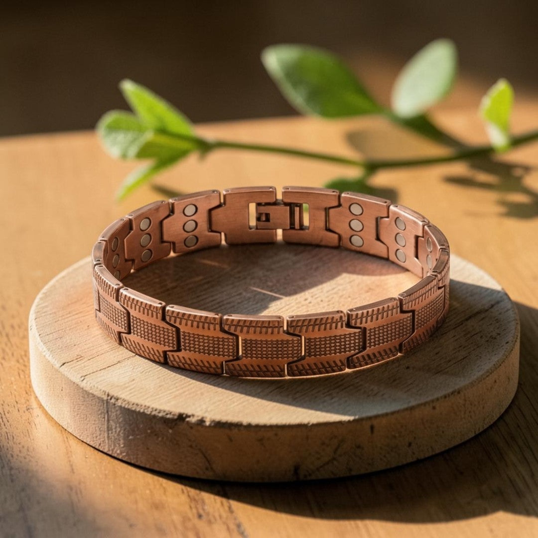 Rails Pure Copper Bracelet With Magnetic Therapy