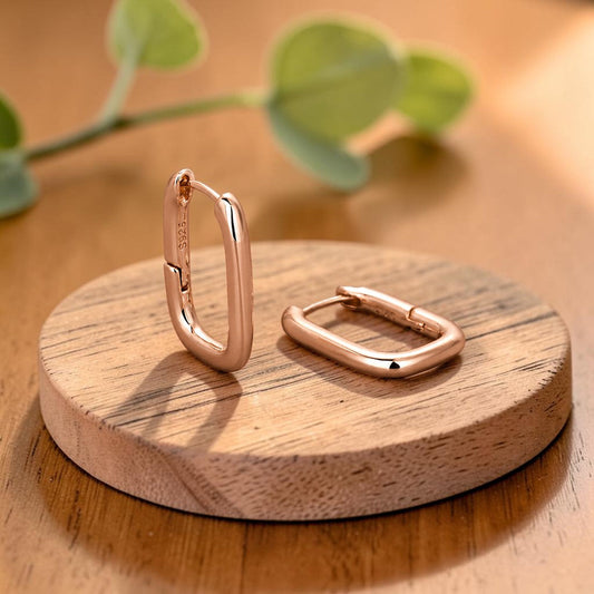 Clasp Copper Earrings