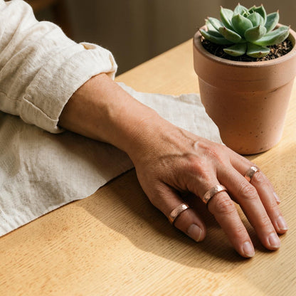 Dint Ring Pure Copper