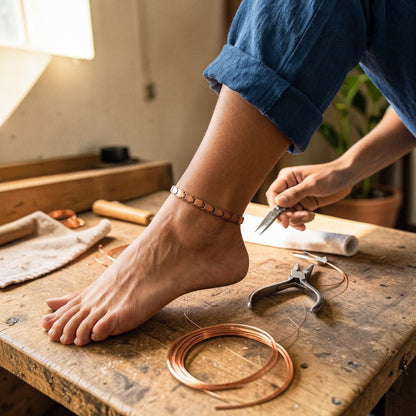 Shore Anklet Pure Copper With Magnetic Therapy