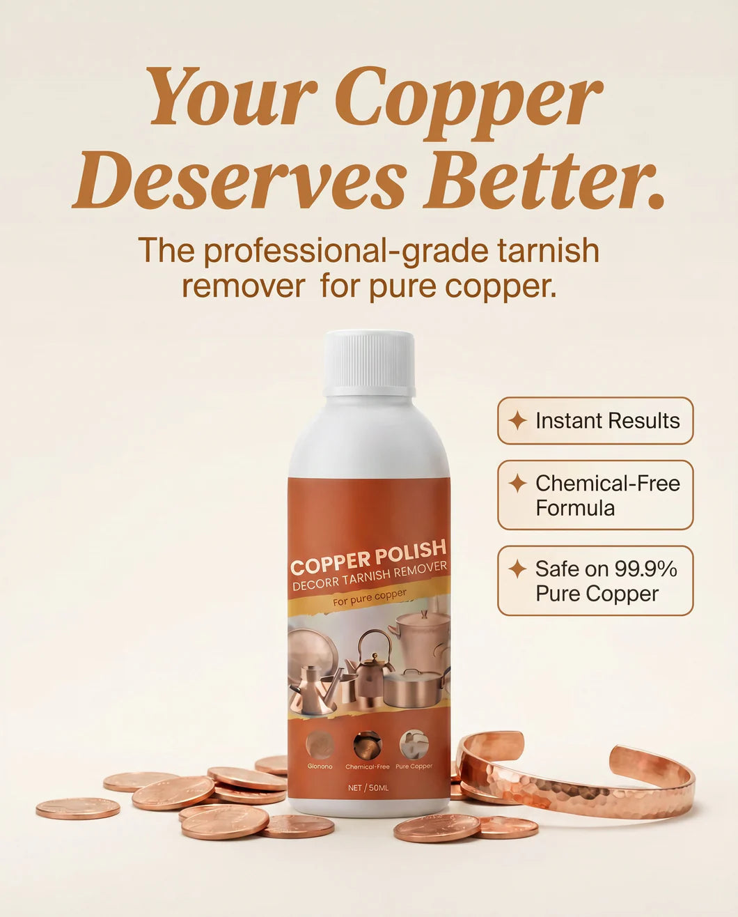 Copper Tarnish Remover