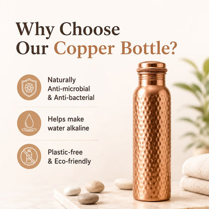 Handmade Ayurvedic Copper Bottle