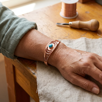 Sedge Copper Bracelet