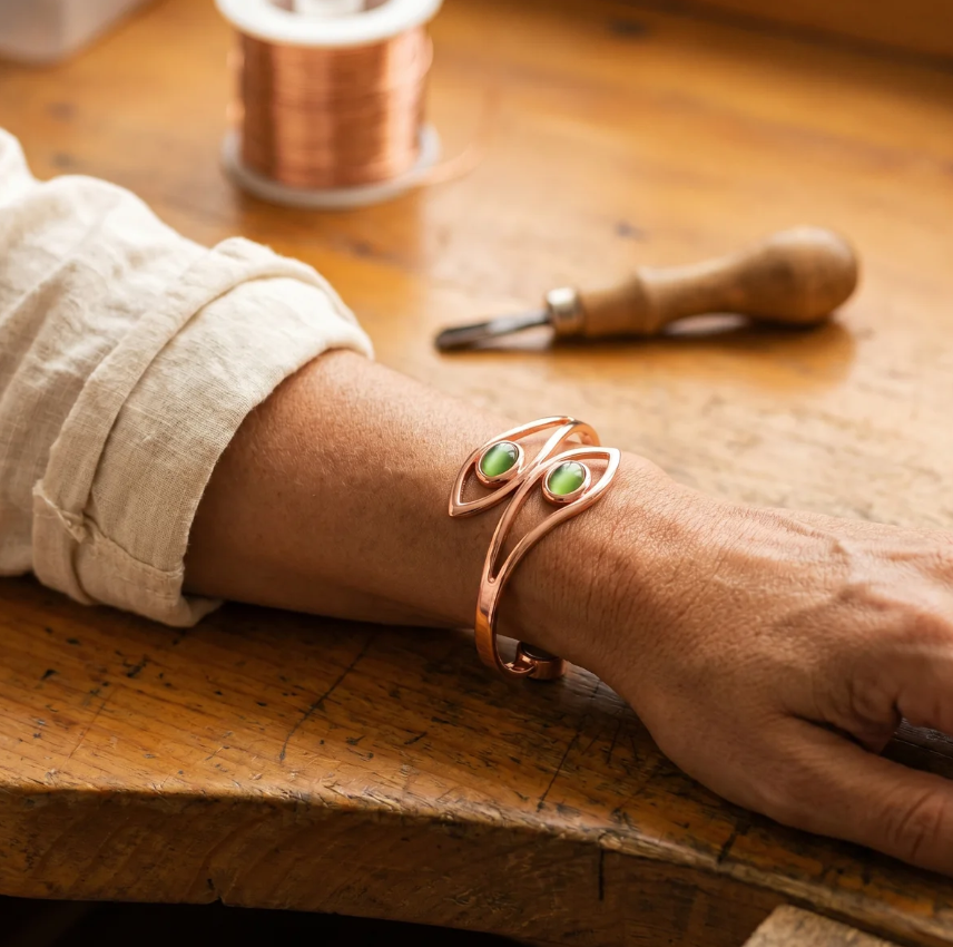 Opal Copper Bracelet