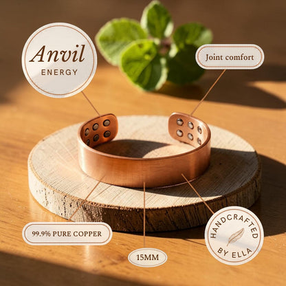 Anvil Pure Copper Bracelet With Magnetic Therapy