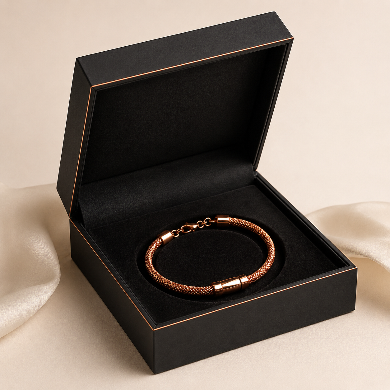 Black Copper Jewelry Gift Box