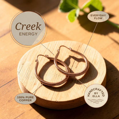 Creek Copper Earrings