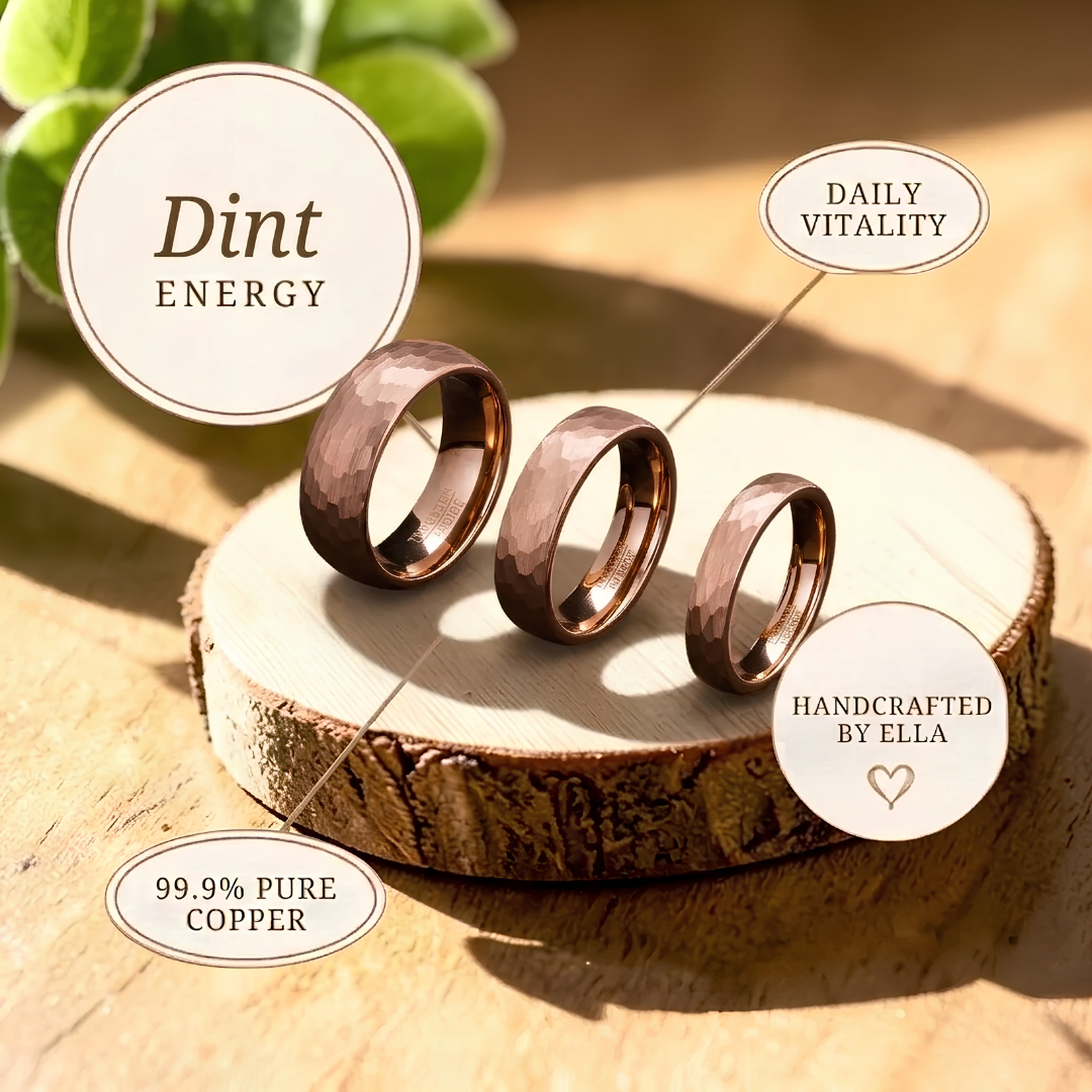 Dint Ring Pure Copper