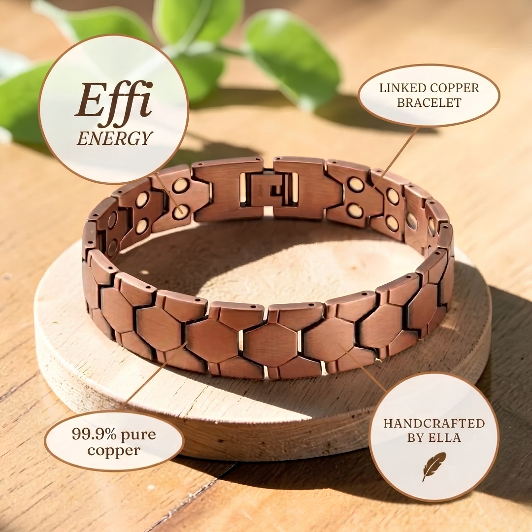 Effi Pure Copper Bracelet With Magnetic Therapy
