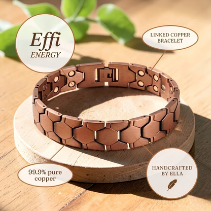 Effi Pure Copper Bracelet With Magnetic Therapy