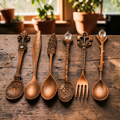 Pure Copper Cutlery Set
