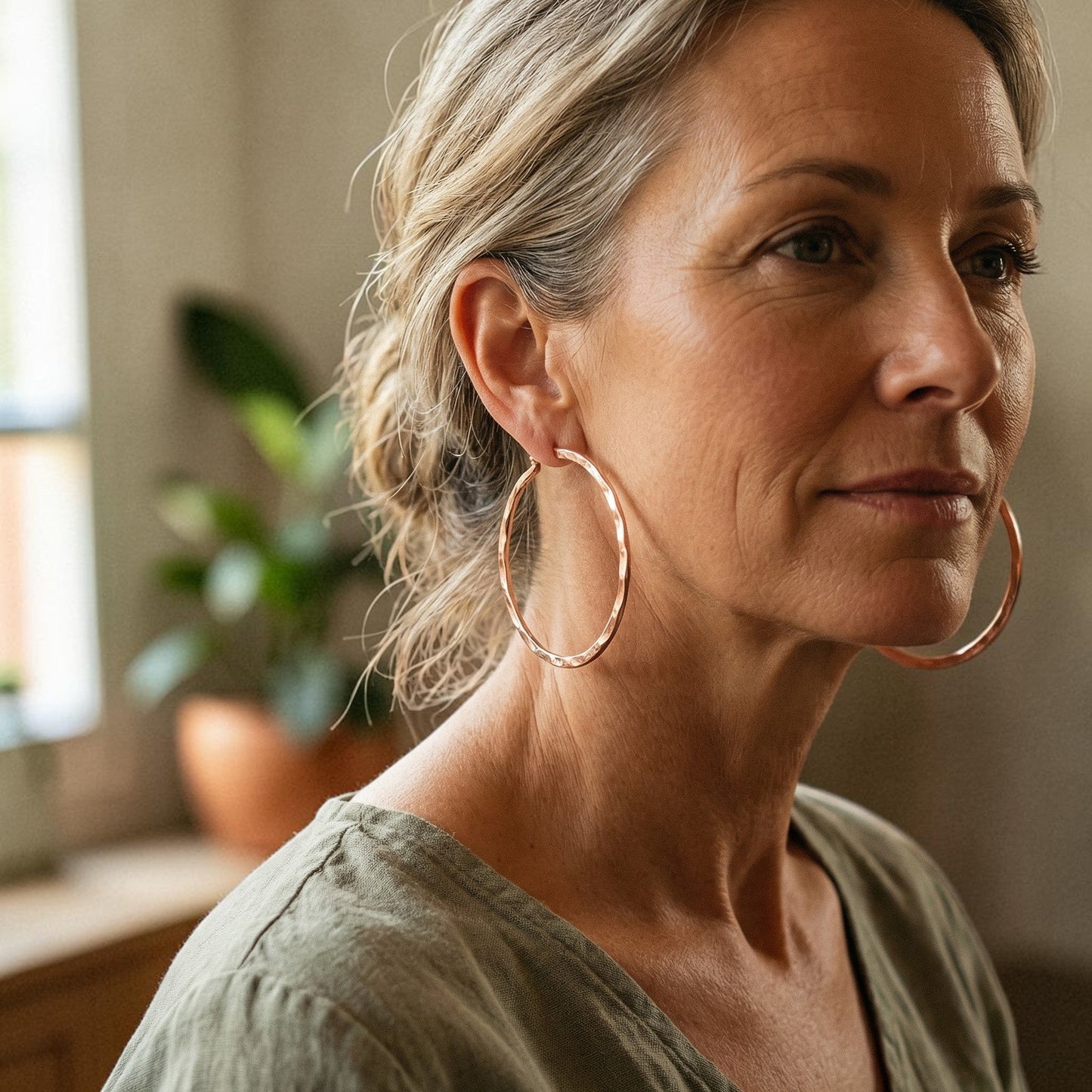 Willow Copper Earrings