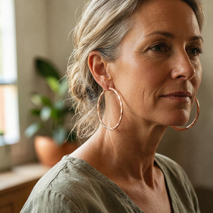 Willow Copper Earrings
