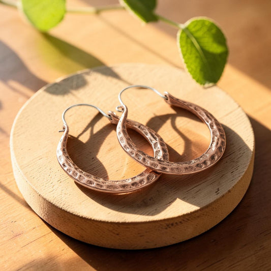Ember Copper Earrings