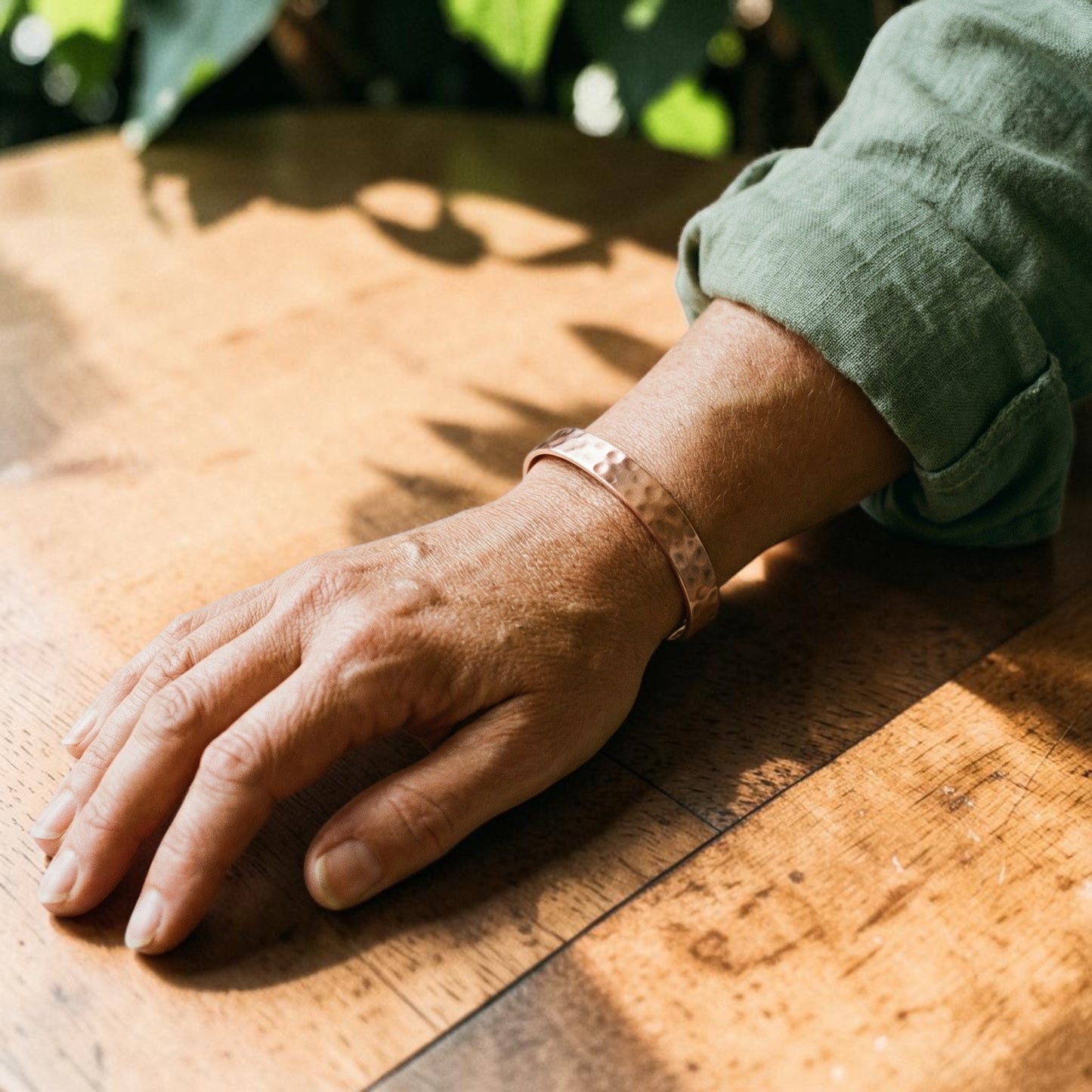 Lodestone Pure Copper Bracelet With Magnetic Therapy