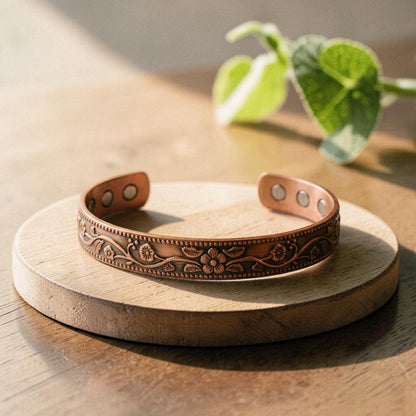 Knell Pure Copper Bracelet With Magnetic Therapy