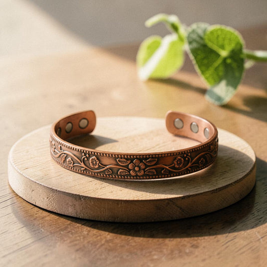 Knell Pure Copper Bracelet With Magnetic Therapy