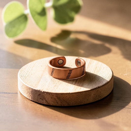 Hearth Ring Pure Copper With Magnetic Therapy