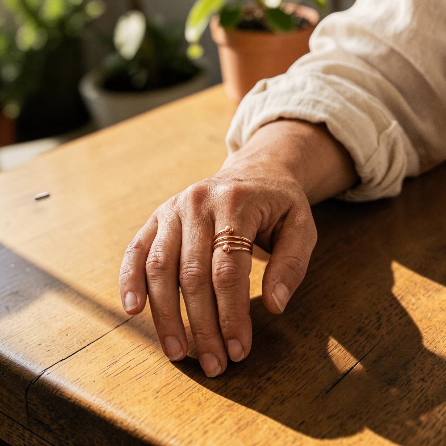 Silt Ring Pure Copper With Magnetic Therapy