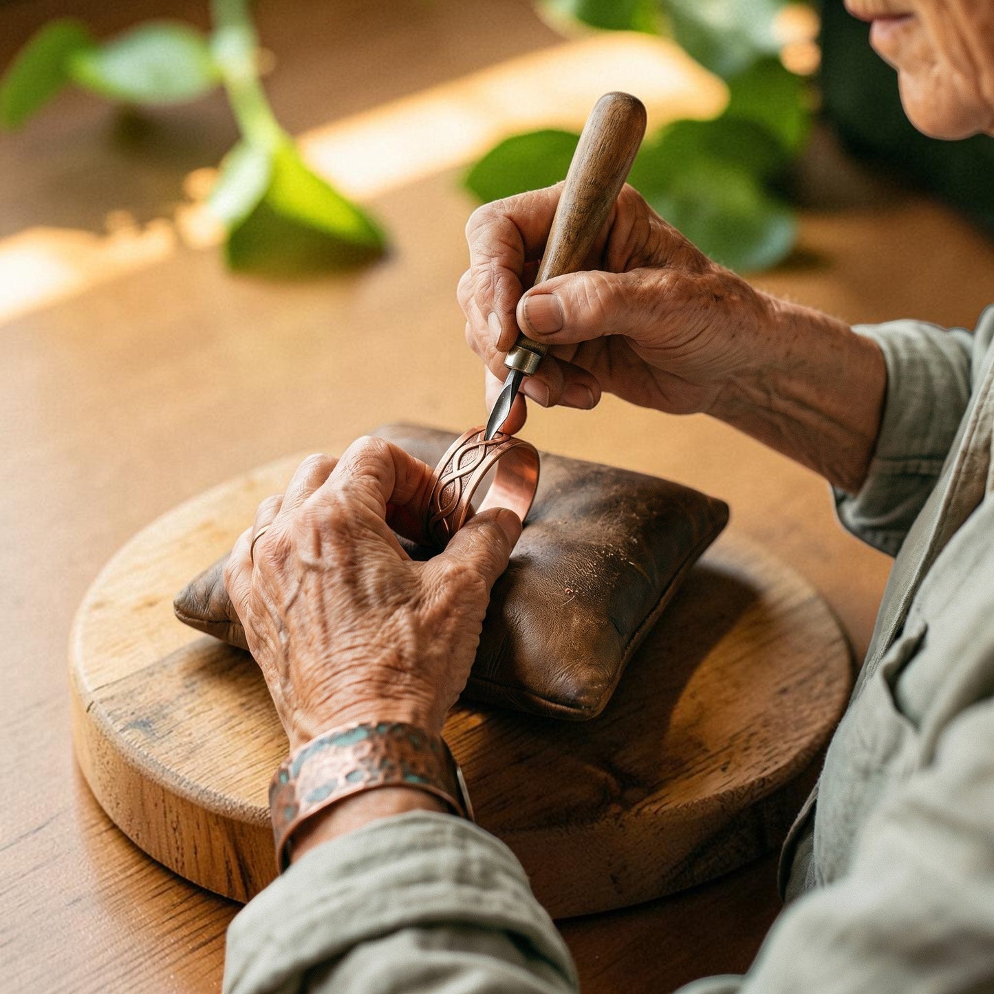 Bole Ring Pure Copper With Magnetic Therapy