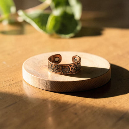 Bole Ring Pure Copper With Magnetic Therapy
