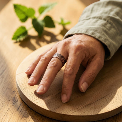 Bole Ring Pure Copper With Magnetic Therapy