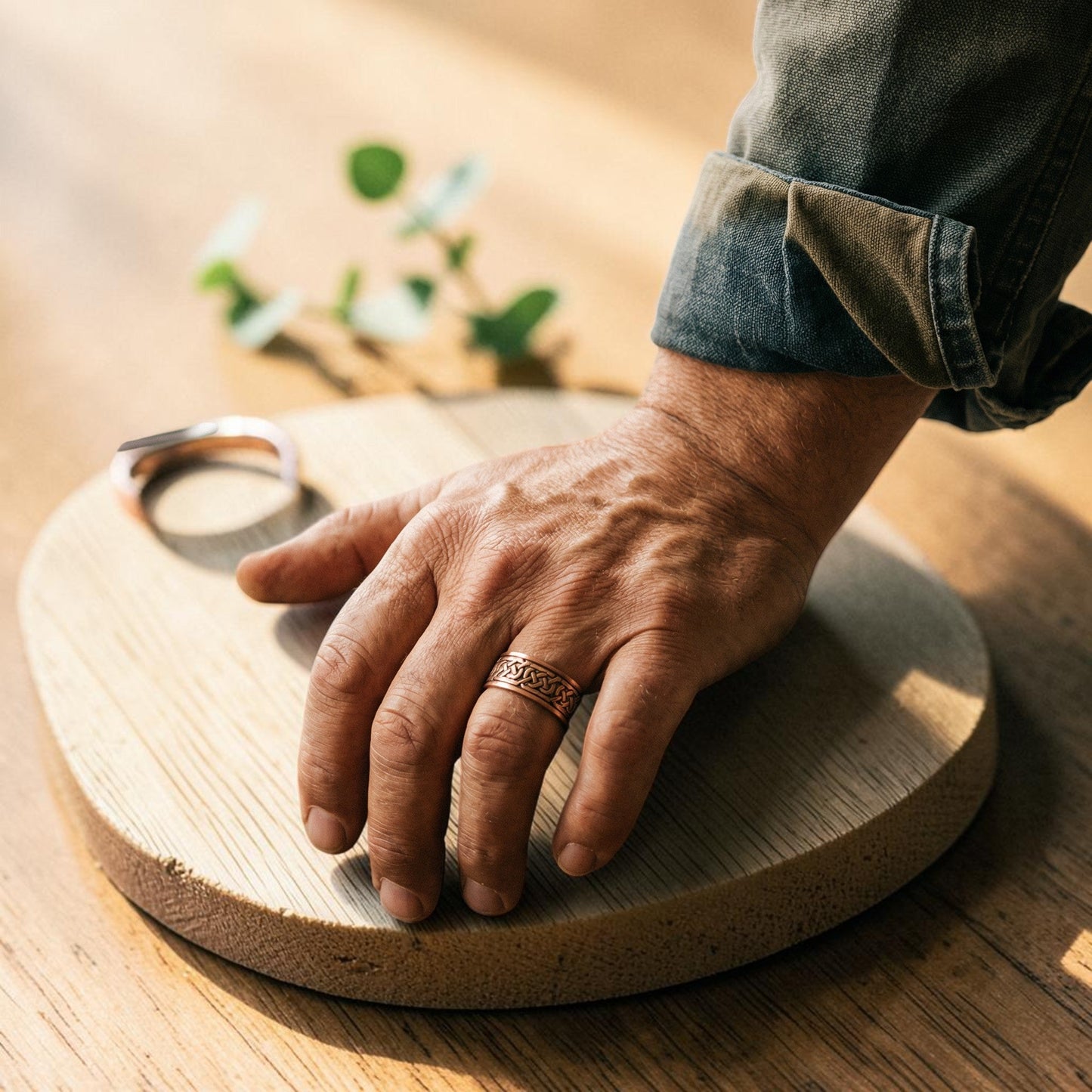 Fen Ring Pure Copper With Magnetic Therapy