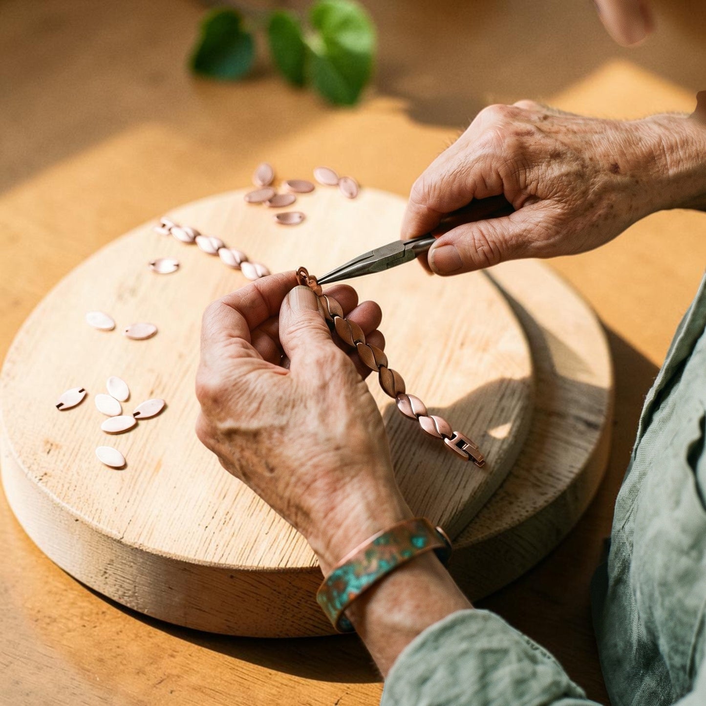 Grace Pure Copper Bracelet With Magnetic Therapy