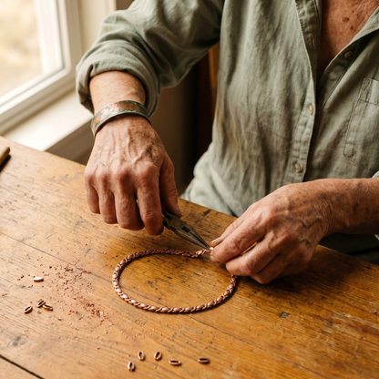Cedar Necklace Pure Copper