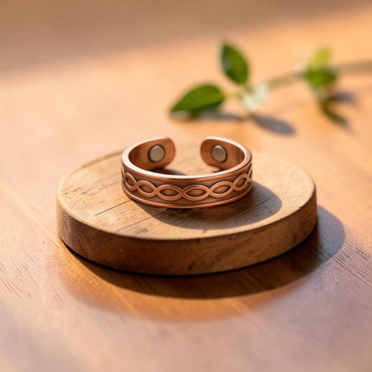 Bole Ring Pure Copper With Magnetic Therapy