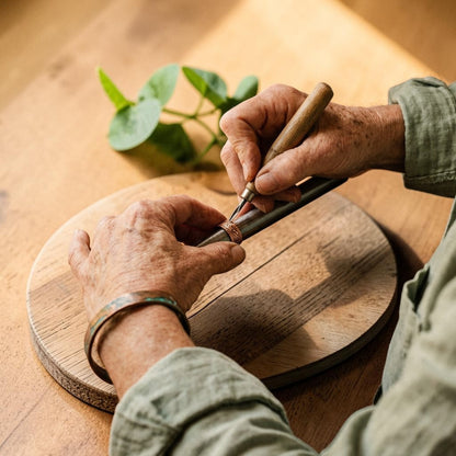 Fern Ring Pure Copper With Magnetic Therapy