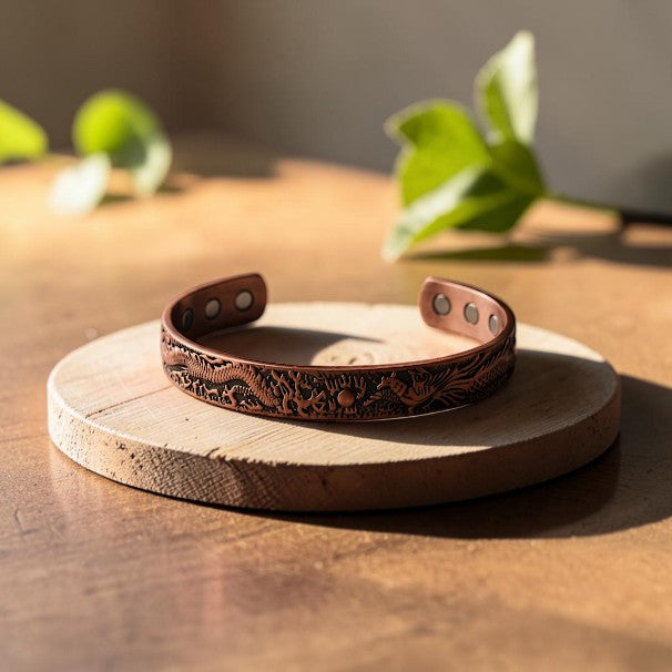 Loam Pure Copper Bracelet With Magnetic Therapy