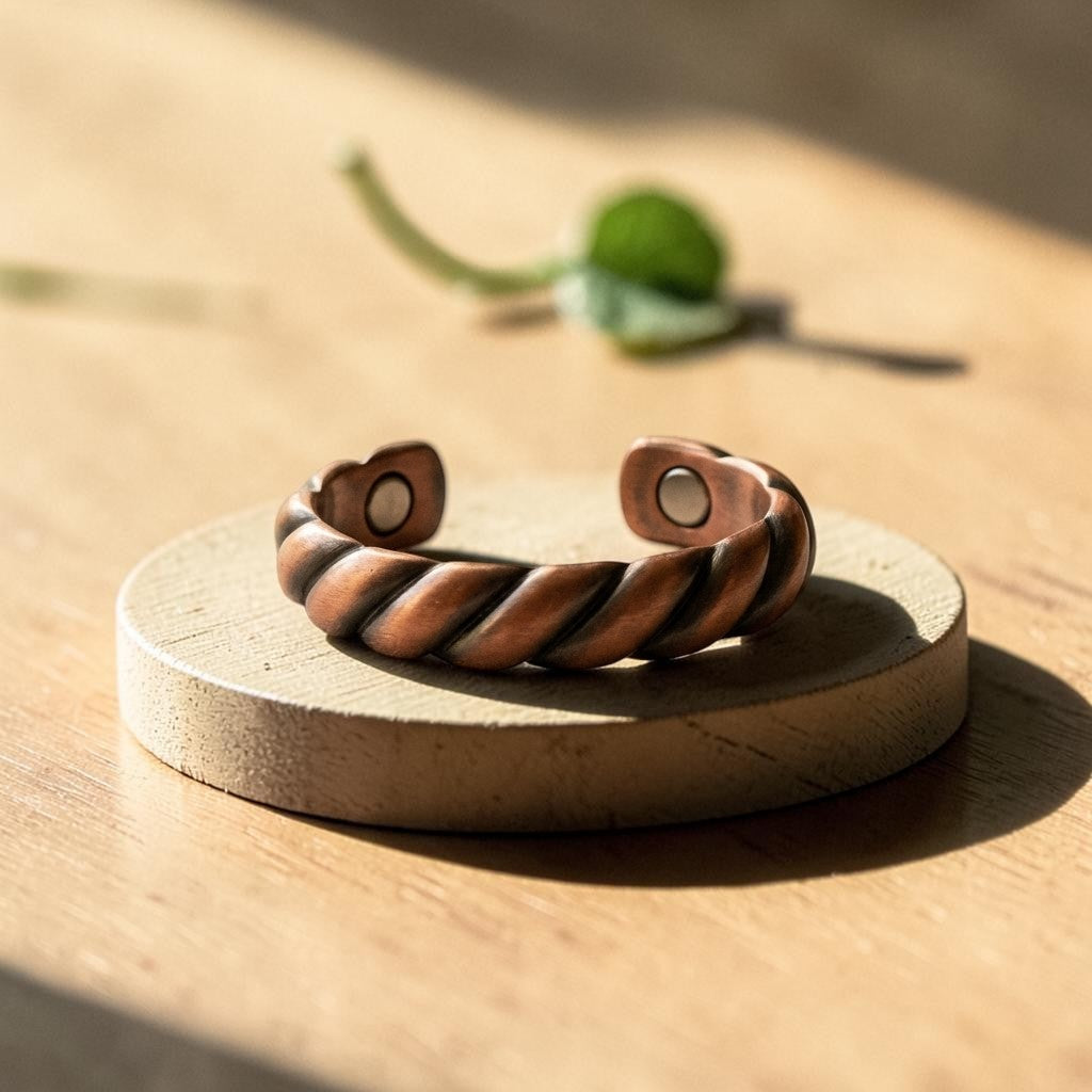 Tine Ring Pure Copper With Magnetic Therapy
